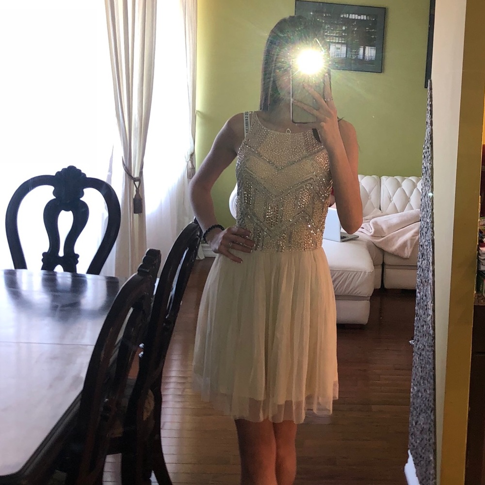 Beige Dress